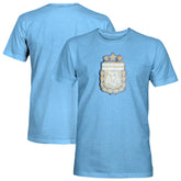 Argentina National Team 1863FC Color Badge Tri-Blend T-Shirt - Light Blue for sale