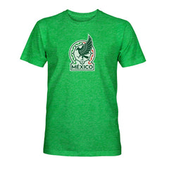 Mexico National Team 1863FC Color Badge Tri-Blend T-Shirt for sale - Green