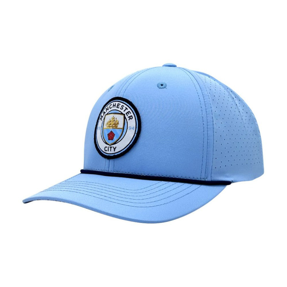 Manchester City 1863FC Color Badge Airflow Adjustable Hat Discount - Light Blue