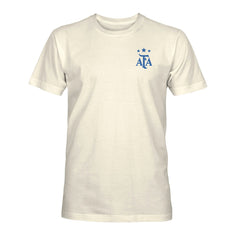 Argentina National Team 1863FC Own the Pitch Heavyweight T-Shirt - Cream cheap