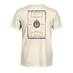 Chivas 1863FC Own the Pitch Heavyweight T-Shirt Discount - Cream