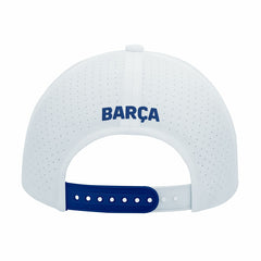 Barcelona 1863FC Mono Badge High Point Adjustable Hat - White cheap