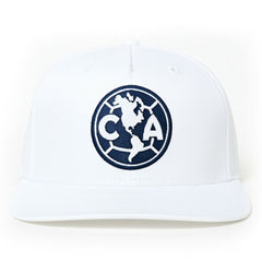 Club America 1863FC Mono Badge High Point Adjustable Hat - White discount