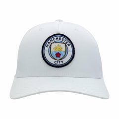Manchester City 1863FC Mono Badge High Point Adjustable Hat Discount - White