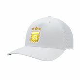 Argentina National Team 1863FC Mono Badge High Point Adjustable Hat - White for sale
