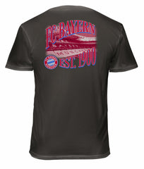 Bayern Munich 1863FC Duo-Tone Stadium Soft Wash T-Shirt - Heather Gray shop