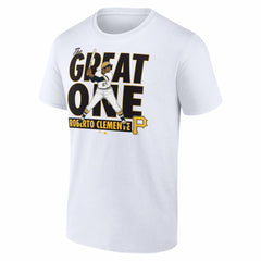 Roberto Clemente Pittsburgh Pirates Cooperstown Player T-Shirt White