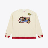 Philadelphia 76ers Hardwood Classics 76 Originals Collection Sweatshirt - Cream on sale