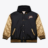 Philadelphia 76ers Hardwood Classics 76 Originals Collection Fushion Full-Snap Hoodie Jacket - Black sale