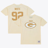 Reggie White Green Bay Packers Sandman Name & Number T-Shirt - Cream cheap