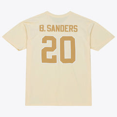 Barry Sanders Detroit Lions Sandman Name & Number T-Shirt - Cream sale