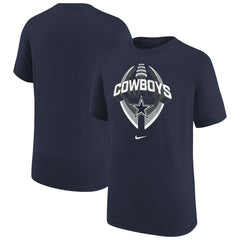 Dallas Cowboys Youth Icon Legend T-Shirt - Navy discount
