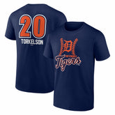 Spencer Torkelson Detroit Tigers Fastball Player Name & Number T-Shirt Navy