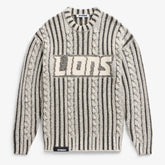 Detroit Lions Off Season x NFL Unisex Cable Knit Sweater - Cream/Gray online