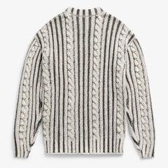 Philadelphia Eagles Off Season x NFL Unisex Cable Knit Sweater - Cream/Gray outlet