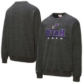 Utah Jazz Throw It Back Fleece Sweatshirt - Black cheap