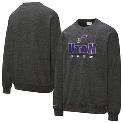Utah Jazz Throw It Back Fleece Sweatshirt - Black cheap