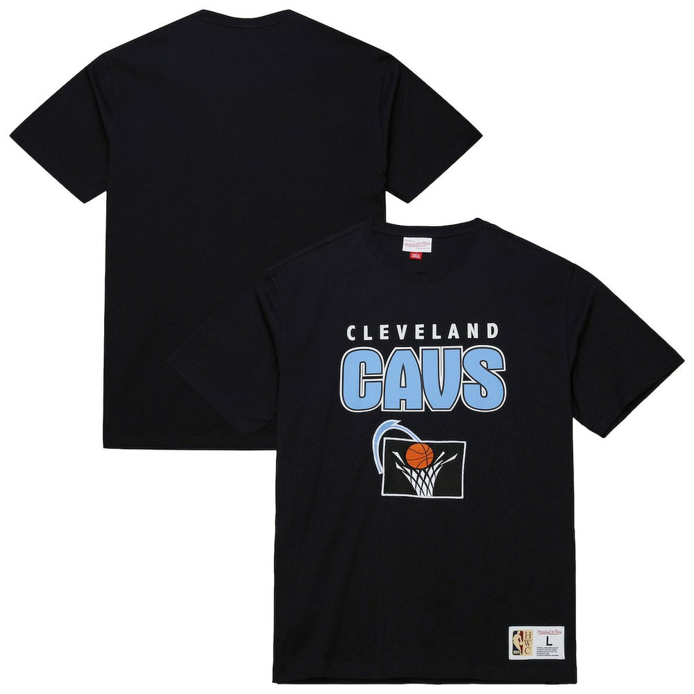 Cleveland Cavaliers Hardwood Classics Throw It Back Premium T-Shirt sale - Black cheap
