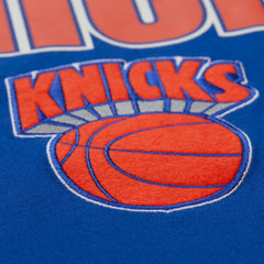 New York Knicks Hardwood Classics Throw It Back Premium T-Shirt - Blue shop
