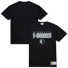 Minnesota Timberwolves Hardwood Classics Throw It Back Premium T-Shirt - Black shop