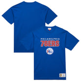 Philadelphia 76ers Hardwood Classics Throw It Back Premium T-Shirt - Royal outlet