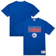 Philadelphia 76ers Hardwood Classics Throw It Back Premium T-Shirt - Royal outlet