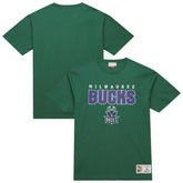 Milwaukee Bucks Hardwood Classics Throw It Back Premium T-Shirt - Green online