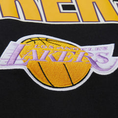 Los Angeles Lakers Hardwood Classics Throw It Back Premium T-Shirt - Black sale