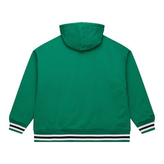 Boston Celtics Throw It Back Quilted Fleece Quarter-Zip Hoodie - Green shop