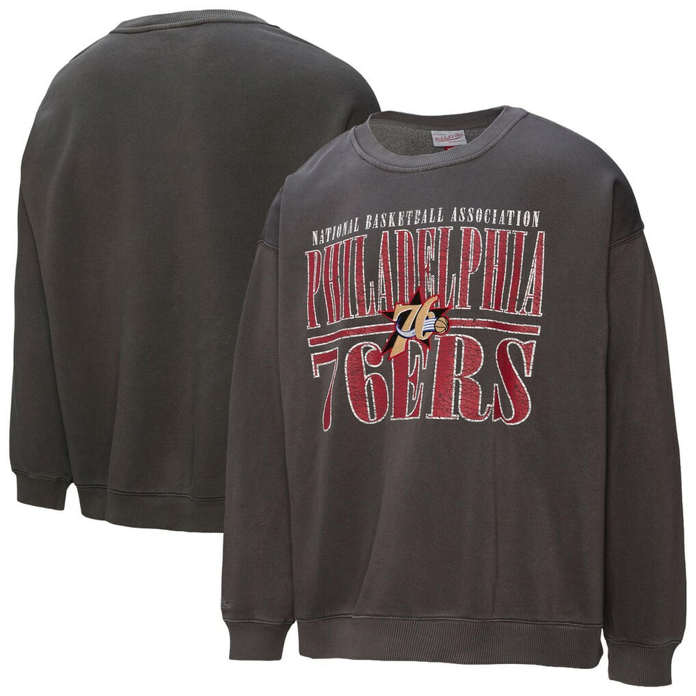 Philadelphia 76ers NBA Downtown Collection Fleece Sweatshirt - Black on sale