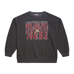 Philadelphia 76ers NBA Downtown Collection Fleece Sweatshirt - Black on sale