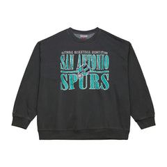 San Antonio Spurs NBA Downtown Collection Fleece Sweatshirt - Black discount