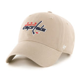 Washington Capitals '47 Logo Clean Up Adjustable Hat - Khaki Hats