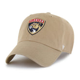 Florida Panthers '47 Logo Clean Up Adjustable Hat - Khaki Hats
