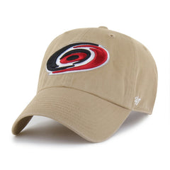 Carolina Hurricanes '47 Logo Clean Up Adjustable Hat - Khaki Hats