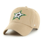 Dallas Stars '47 Logo Clean Up Adjustable Hat - Khaki Hats