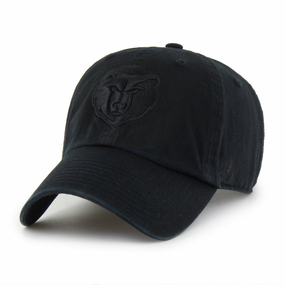 Memphis Grizzlies '47 Black on Black Clean Up Adjustable Hat on sale