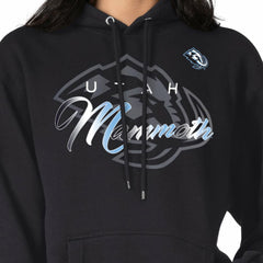 Utah Mammoth G-III 4Her by Carl Banks Shadow Logo Fleece Pullover Hoodie - Black Hoodies