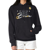 Boston Bruins G-III 4Her by Carl Banks Shadow Logo Fleece Pullover Hoodie - Black Hoodies