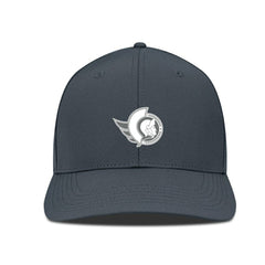 Ottawa Senators Levelwear Rise Slate & Snow Structured Flex Hat - Charcoal Hats