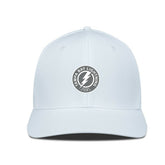 Tampa Bay Lightning Levelwear Rise Slate & Snow Structured Flex Hat - White Hats