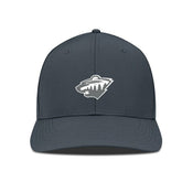 Minnesota Wild Levelwear Rise Slate & Snow Structured Flex Hat - Charcoal Hats