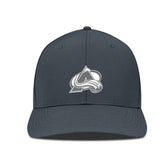 Colorado Avalanche Levelwear Rise Slate & Snow Structured Flex Hat - Charcoal Hats