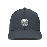 Buffalo Sabres Levelwear Rise Slate & Snow Structured Flex Hat - Charcoal Hats