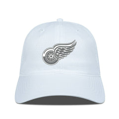 Detroit Red Wings Levelwear Matrix Slate & Snow Unstructured Adjustable Hat - White Hats