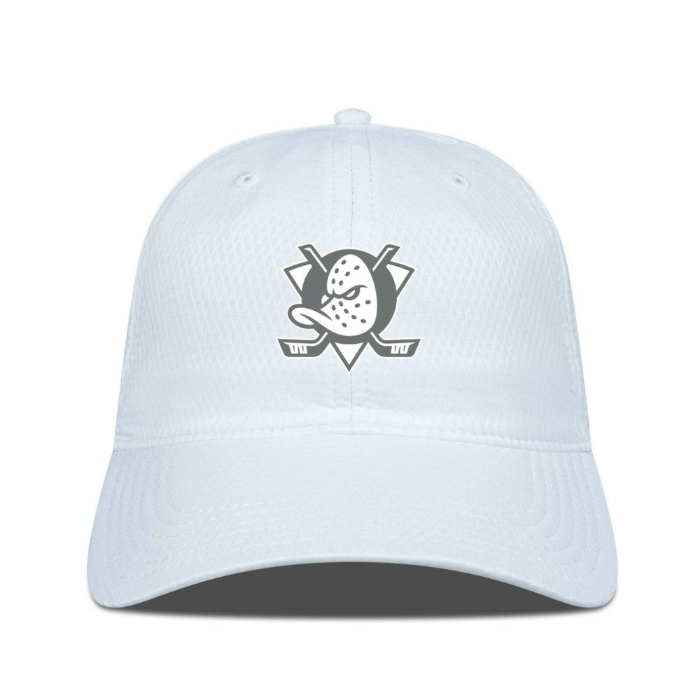 Anaheim Ducks Levelwear Matrix Slate & Snow Unstructured Adjustable Hat - White Hats