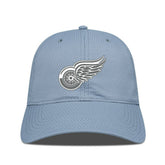 Detroit Red Wings Levelwear Matrix Slate & Snow Unstructured Adjustable Hat - Blue Hats