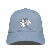 Chicago Blackhawks Levelwear Matrix Slate & Snow Unstructured Adjustable Hat - Blue Hats