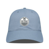 Edmonton Oilers Levelwear Matrix Slate & Snow Unstructured Adjustable Hat - Blue Hats