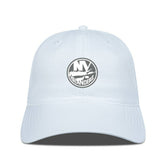 New York Islanders Levelwear Matrix Slate & Snow Unstructured Adjustable Hat - White Hats